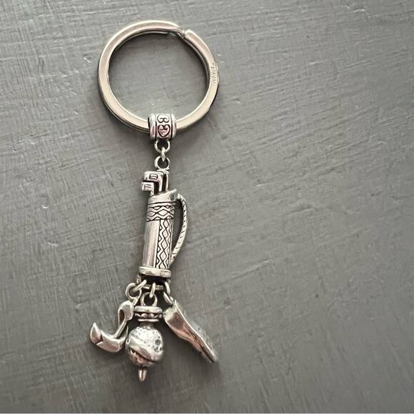 Brighton Silver Tone Golf Key Chain - Picture 5 of 7